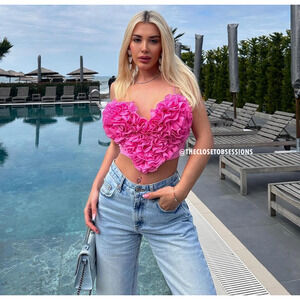 ZARA BLOGGER FAVE!!! Textured Top NWT
